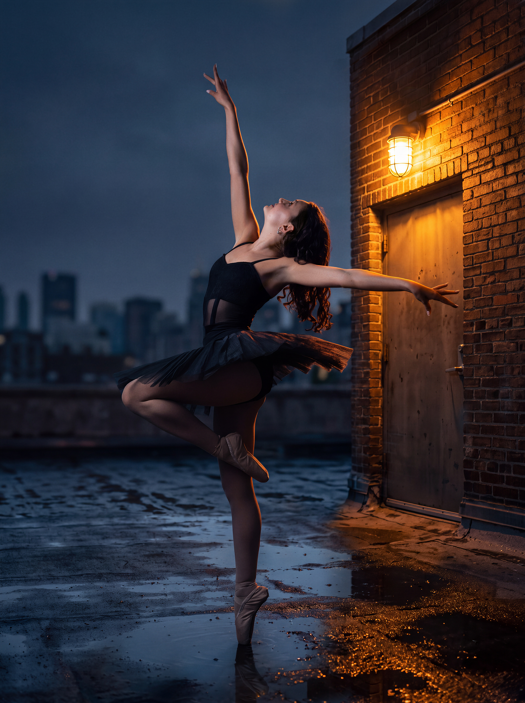 FUZEd onto a rooftop at blue hour